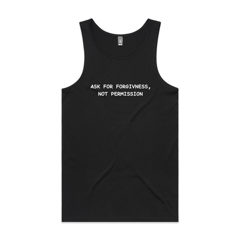 Ask For Forgiveness Singlet