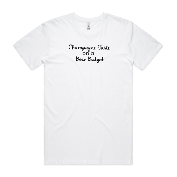 Champagne taste T-shirt